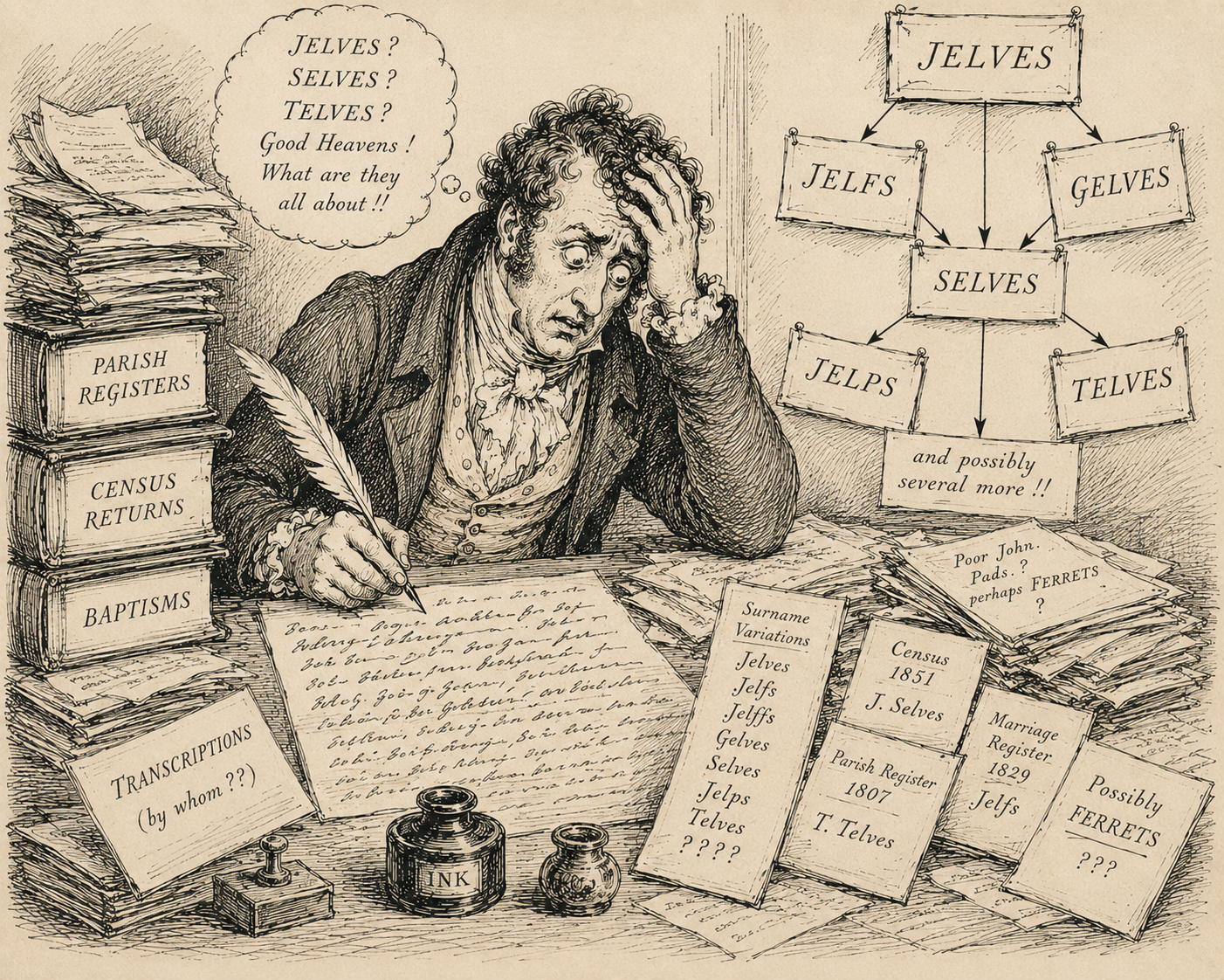 The Curious Chaos of Surname Spellings: How to Crack the Code Without Losing Your Mind