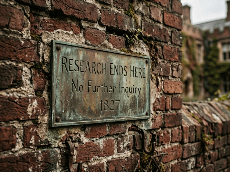 A Most Perplexing Silence: Navigating Dead Ends in Family&nbsp;History